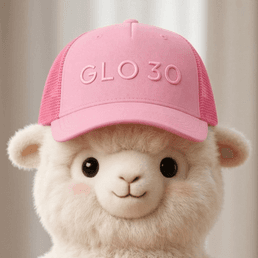 GLO Paca, the GLO30 mascot