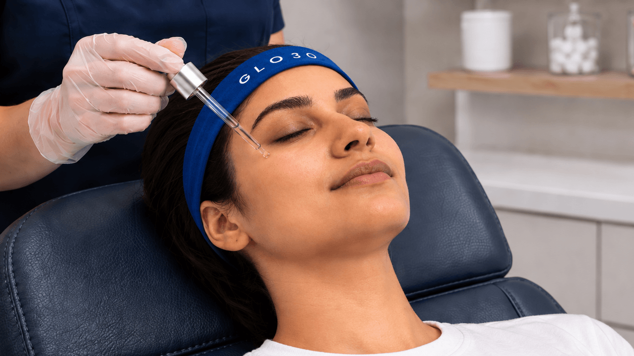 SmartGLO facial treatment